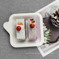 Eco Sugarcane Products Disposables Biodegradable Cake Tray